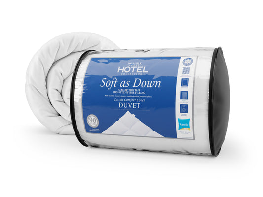 Premium Soft as Down 10.5 Tog Duvet Norfolk 5* Hotel Collection