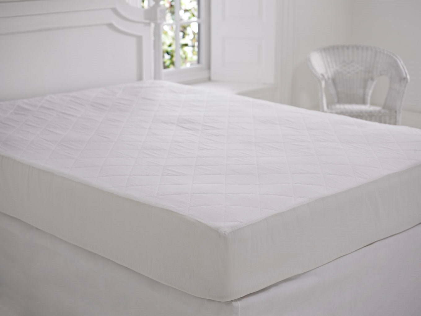 Quilted Mattress Protectors, Anti-Bacterial filling with Cotton Cover.