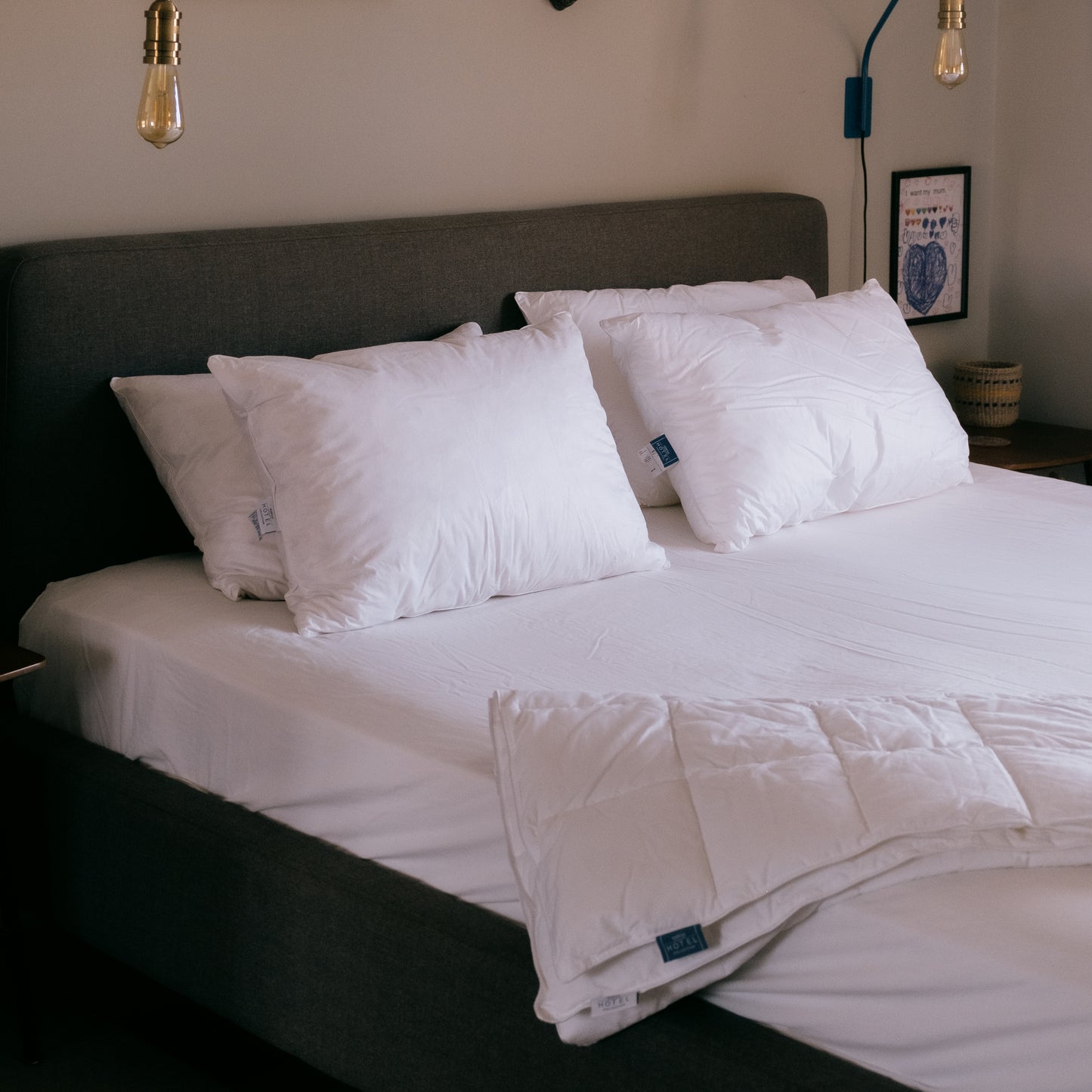 Duck Feather & Down Pillow Pair  Norfolk 5* Hotel Collection