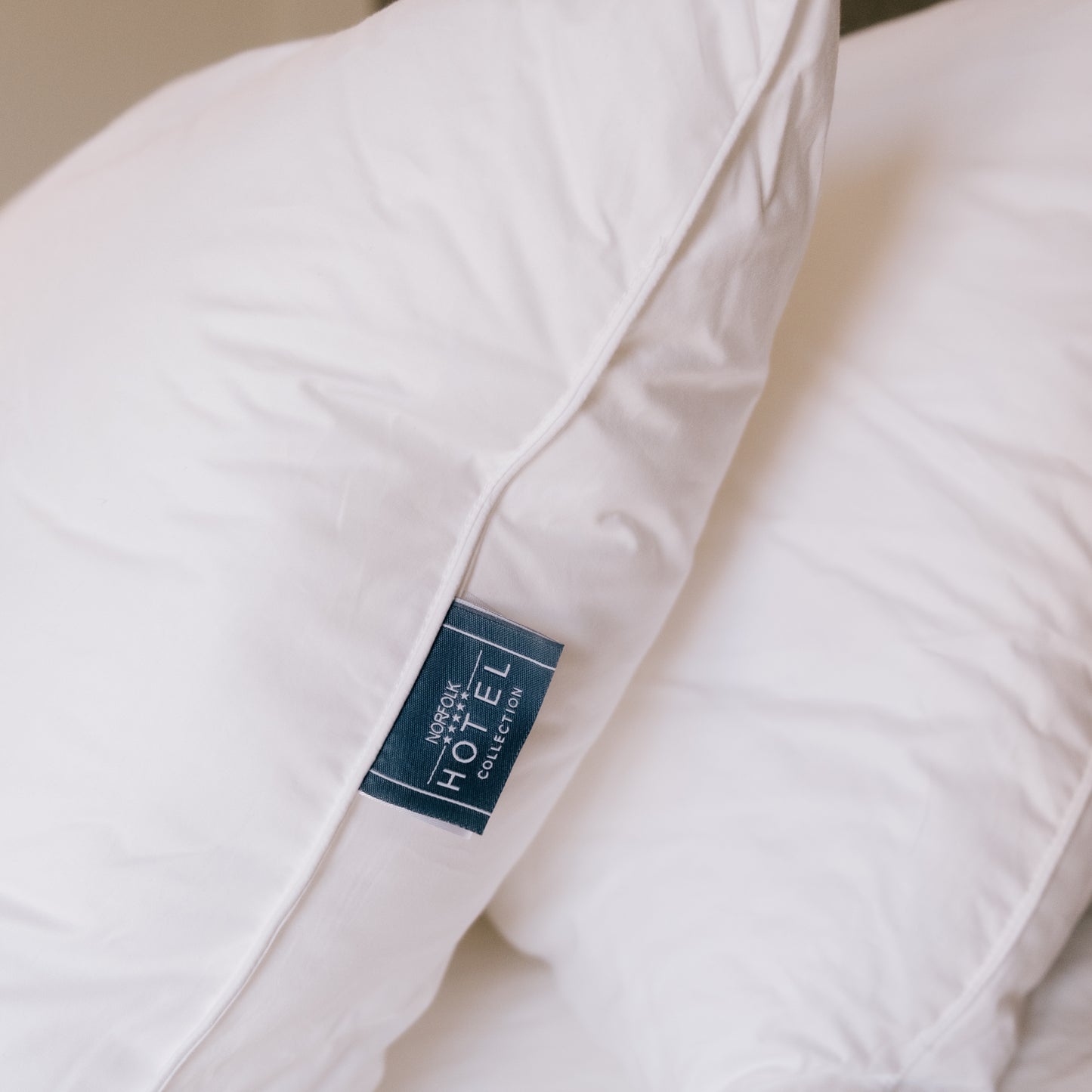 Duck Feather & Down Pillow Pair  Norfolk 5* Hotel Collection