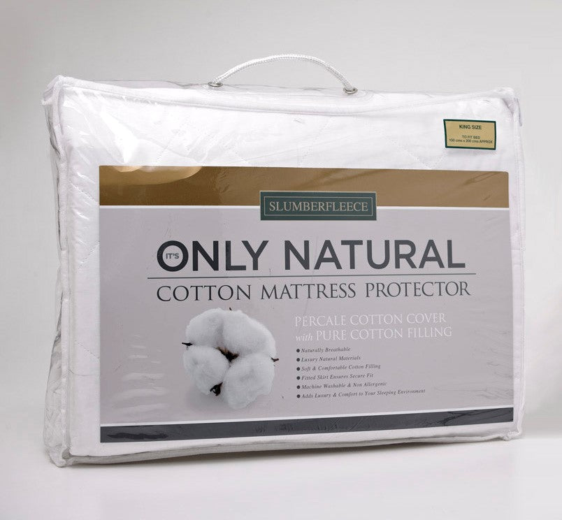 Slumberfleece Mattress Protector and Mattress & Pillow Protector Sets Cotton Filled