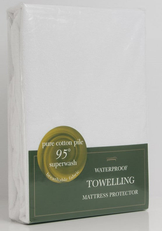 Waterproof Terry Towelling Mattress Protector and Mattress and Pillow Protector Sets