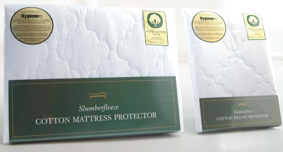 Quilted Mattress & Pillow Protectors and Sets, Anti-Bacterial filling with Cotton Cover.