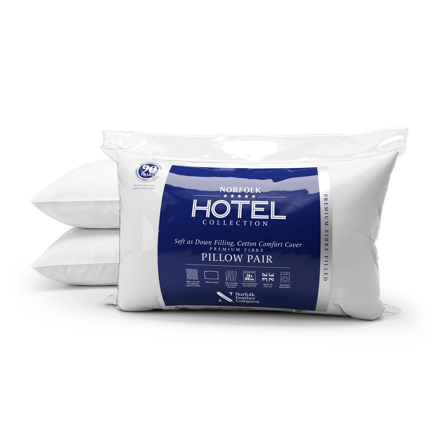 Norfolk 5* Hotel Collection | Feels Like Down Pillow Pair